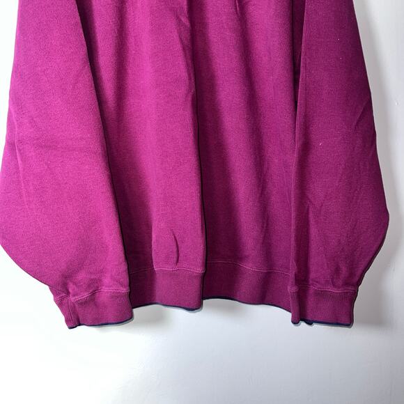 Vintage Alexander Julian Colours Sweatshirt XL Purple Crewneck 100% Cotton - Picture 8 of 10
